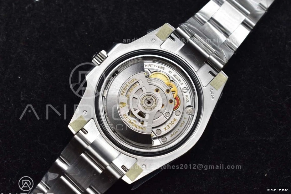126719 VR3285 Best Blue Bracelet Gold BLRO 866 Factory Gain Edition Oyster on Weight II 1:1 CHS RelaxedFit Dial Master GMT 1008